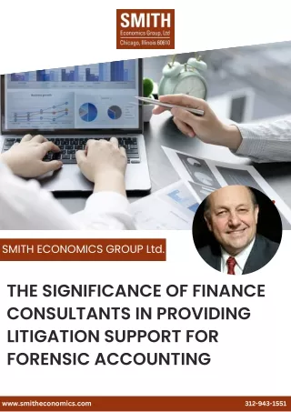 The Significance of Finance Consultants in Providing Litigation Support for Forensic Accounting