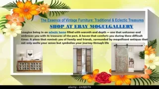 The Essence of Vintage Furniture: Traditional & Eclectic Treasures