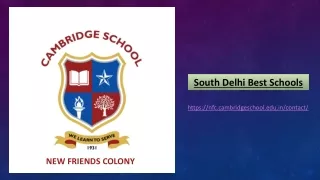 South Delhi Best Schools