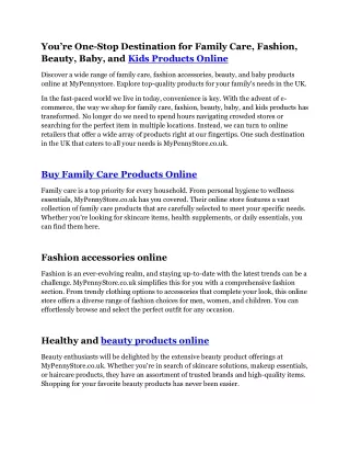 kitchen products online store