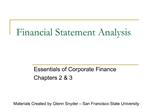 Financial Statement Analysis