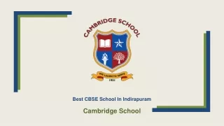 Best CBSE School In Indirapuram