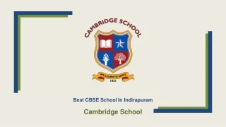 Best CBSE School In Indirapuram