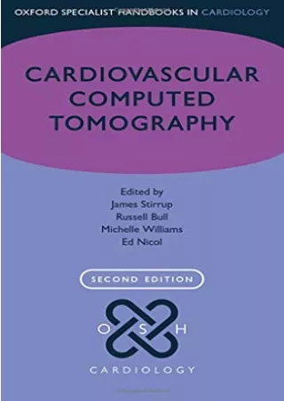 Download Book [PDF] Cardiovascular Computed Tomography (Oxford Specialist Handbooks in Cardiology)