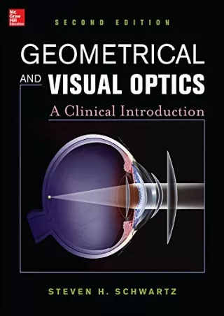 get [PDF] Download Geometrical and Visual Optics, Second Edition