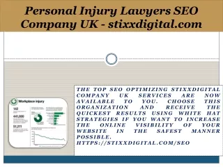 Personal Injury Lawyers SEO Company UK - stixxdigital.com