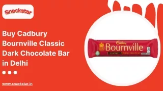 Buy Cadbury Bournville Classic Dark Chocolate Bar in Delhi - Snackstar