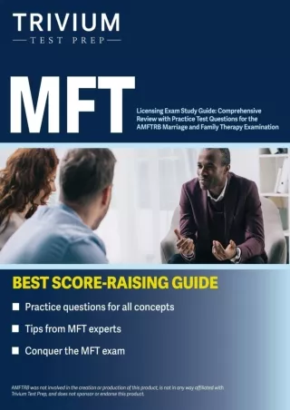 Epub MFT Licensing Exam Study Guide: Comprehensive Review with Practice Test