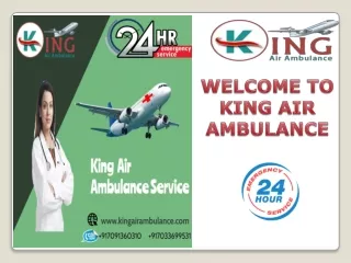 King Air Ambulance Service in Patna -Most Recent Technology