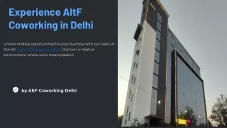 Co-working Space in Delhi and Office Space in Delhi for Rent