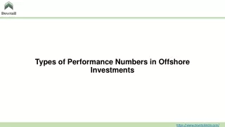 Types of Performance Numbers in Offshore Investments