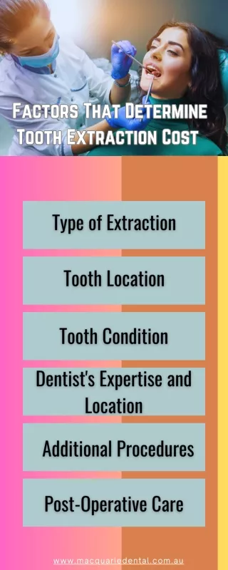 Factors That Determine Tooth Extraction Cost