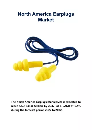 North America Earplugs Market