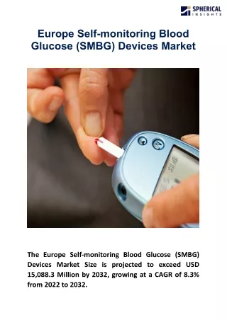 Europe Self-monitoring Blood Glucose (SMBG) Devices Market