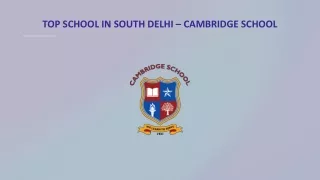 Top School in South Delhi