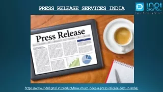 Expert Press Release Services in India