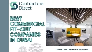 Best Commercial Fit-Out Companies in Dubai