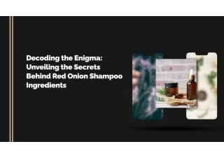 red oninon shampoo benefits