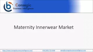 Maternity Innerwear Market Forecast 2023-2030