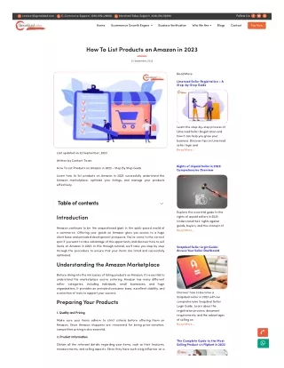 How To List Products on Amazon in 2023