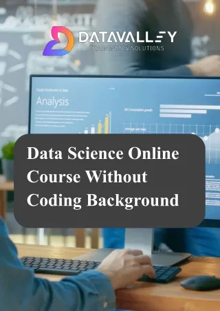 Data Science Online Course Without Coding Background