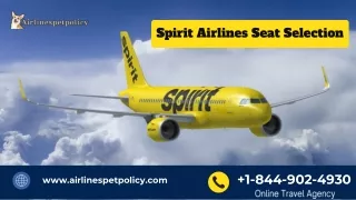 How can I select a seat on Spirit Airlines?