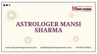 Lady Astrologer in Indore | Astrologer Mansi Sharma