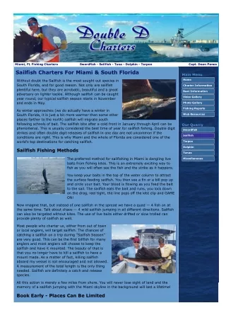 South Florida Sailfish Charters