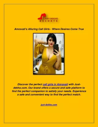 Amravati's Alluring Call Girls - Where Desires Come True