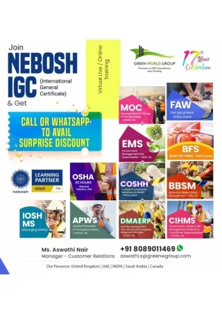 NEBOSH_IGC_ Online - Virtual Learning - Green World Group