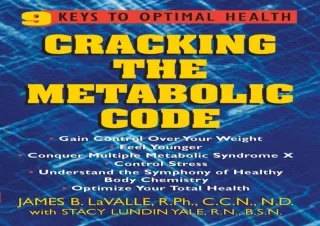 EPUB DOWNLOAD Cracking the Metabolic Code: 9 Keys to Optimal Health