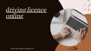 driving licence online