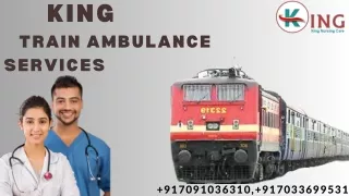 Choose The Affordable Train Ambulance Service in Jamshedpur with MD Doctors through King