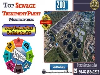 Sewage Treatment Plant ( STP Plant) Nearme Chennai, Trichy, Madurai, Salem, Pondi, Vellore