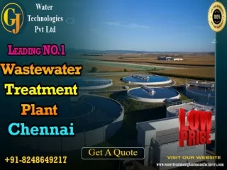 Wastewater Treatment Plant ( WTP Plant) Nearme Chennai, Trichy, Madurai, Salem, Pondi, Vellore