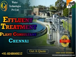 Effluent Treatment Plant, ETP Plant, Industrial ETP Plant, ETP Plant Consultant Chennai