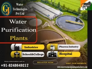 WTP Plant, Automatic WTP Plant, Semi Automatic WTP Plant, Water Treatment Plant Chennai