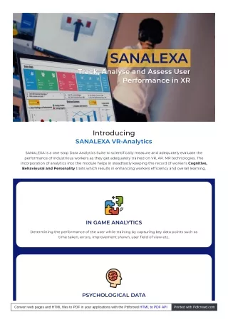 Transforming Training: SANALEXA's Analytics for Productivity and Growth | Simu