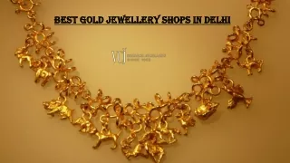 Best Gold Jewellery Shops In Delhi