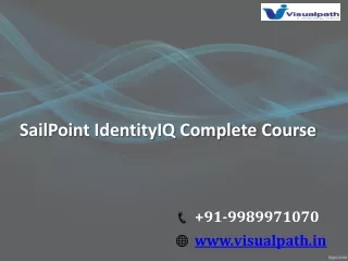 Sailpoint Online Training