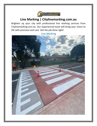 Line Marking | Citylinemarking.com.au