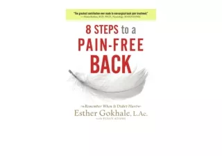 Kindle online PDF 8 Steps to a Pain Free Back free acces