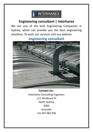 Engineering consultant | Interharex