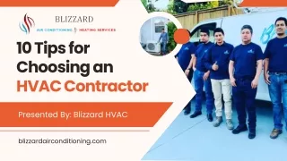 10 Tips for Choosing an HVAC Contractor