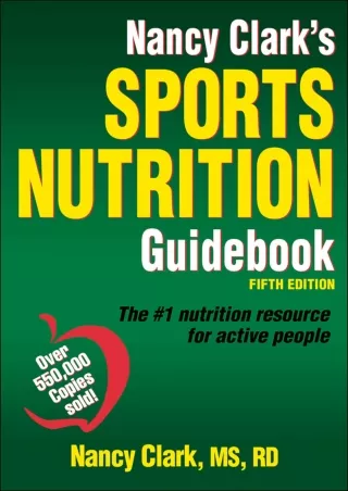 get [PDF] Download Nancy Clark's Sports Nutrition Guidebook