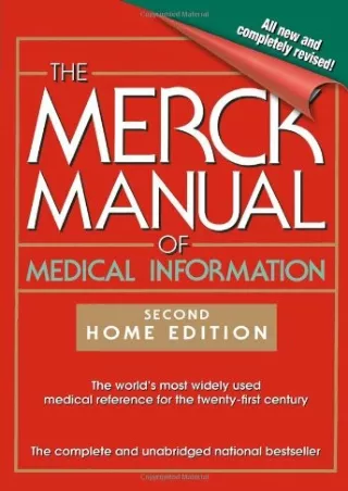 READ [PDF] The Merck Manual of Medical Information: 2nd Home Edition (MERCK MANUAL OF