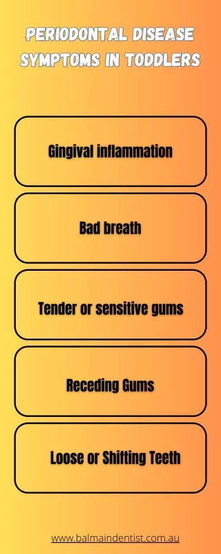 Periodontal Disease Symptoms in Toddlers