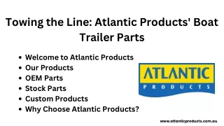 Boat Trailer Parts