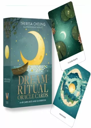 Read ebook [PDF] Dream Ritual Oracle Cards: A 48-Card Deck and Guidebook free