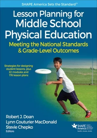 PDF/READ/DOWNLOAD Lesson Planning for Middle School Physical Education: Meeting